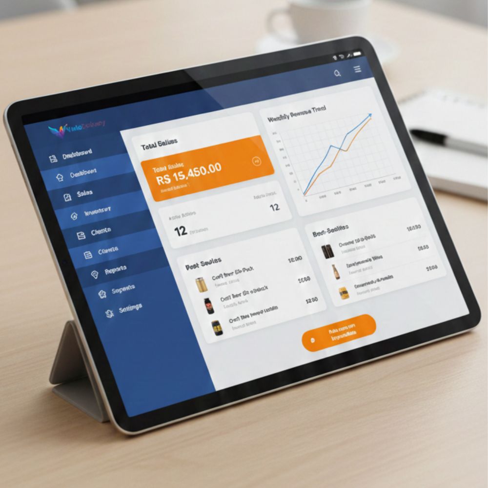 Painel de controle de pedidos, vendas e gestão do Velo Delivery SaaS